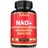 Satoomi NAD Nicotinamide Riboside Supplement bottle front view