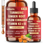 Satoomi Turmeric Liquid Supplement 30ml front view