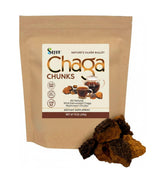Sayan Chaga Mushroom Chunks 245g front view