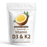 SCEZROB Vitamin D3 & K2 Softgels front view