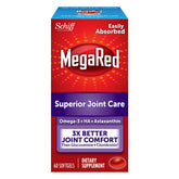 Schiff MegaRed Joint Care Krill Oil Softgel front view