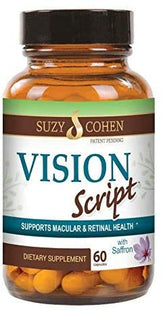 Script Essentials Lutein Supplement 60 Capsules front view