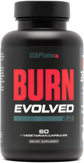 Sculpt Nation Burn Evolved 2.0 Fat Burner 60 Capsules front view