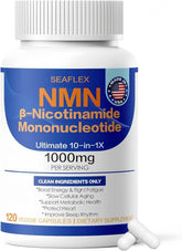 SEAFLEX NMN Complex 10-in-1 Supplement 1000mg front view