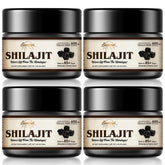 Sennasi Shilajit Resin 30g front view in glass bottle