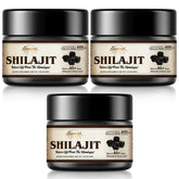 Sennasi Shilajit Resin 30g front view in glass bottle