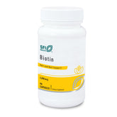 SFI Health Biotin 5000 mcg supplement capsules front view