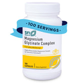 SFI Health Magnesium Glycinate Capsules 120 Count front view