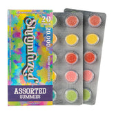 Shrumfuzed Mushroom Gummies front view with packaging