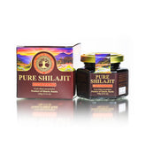 Siberian Treasure Shilajit Resin 100g glass jar front view