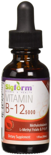 SIGFORM Vitamin B12 5000 Sublingual 1 Oz front view