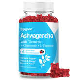 Sijigood Ashwagandha Gummies front view with mixed berry flavour