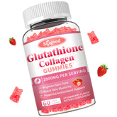 Sijigood Glutathione Collagen Gummies front view with packaging
