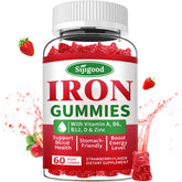 Sijigood Vegan Iron Gummies front view packaging