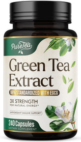 SILVERONYX Green Tea Extract Capsules bottle front view