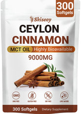 Skiseoy Ceylon Cinnamon Softgels front view, 60 count