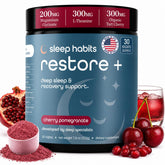 Sleep Habits Restore Nighttime Sleep Drink front view packaging