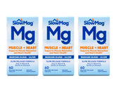 Slow-Mag Magnesium Chloride and Calcium 60 Tablets front view