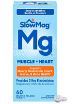 Slow-Mag Muscle & Heart Magnesium Supplement 60 tablets front view