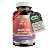 Smart Nutra Labs Quercetin with Bromelain 180 vegan capsules front view