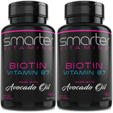 SmarterVitamins Biotin B7 Liquid Softgels 5000mcg front view
