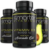 SmarterVitamins D3 5000IU Mini Softgels front view of packaging