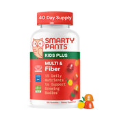 SmartyPants Kids Multi & Fiber gummy vitamins front view