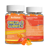 SmildeHeal Omega-3 Fish Oil Gummies front view packaging