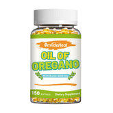 SmildeHeal Oregano Oil Softgels bottle front view with 150 count
