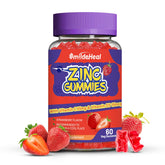 SmildeHeal Zinc Gummies bottle front view with 60 count