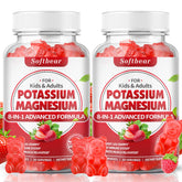 softbear Potassium Magnesium Gummies front view with packaging