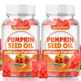 softbear Pumpkin Seed Oil with Saw Palmetto Gummies front view