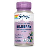 SOLARAY Bilberry Capsules 60 count bottle front view