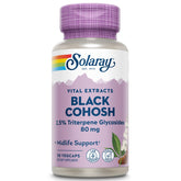 SOLARAY Black Cohosh 80mg Vegan Capsules front view