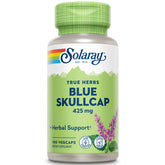 SOLARAY Blue Skullcap Capsules front view