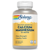 SOLARAY Calcium Magnesium Supplement front view