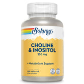 SOLARAY Choline & Inositol Supplement 109g front view