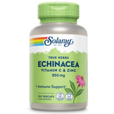 SOLARAY Echinacea with Vitamin C & Zinc 120 Capsules front view