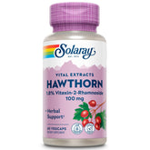 SOLARAY Hawthorn Extract 100mg capsule bottle front view