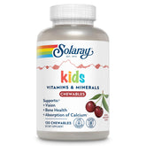 SOLARAY Kids Chewable Multivitamin front view with packaging