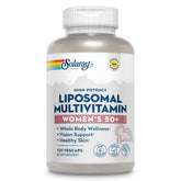 SOLARAY Liposomal Multivitamin for Women 50+, front view of bottle