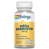 SOLARAY Mega Quercetin 600mg supplement bottle front view