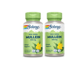 SOLARAY Mullein Leaf Capsules front view in eco-friendly packaging