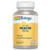 SOLARAY Niacin Supplement 500mg Non-Flushing Capsules front view