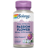 SOLARAY Passion Flower Extract 250mg capsules front view
