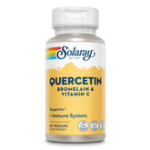 SOLARAY Quercetin Bromelain 500mg Capsules front view