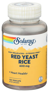 SOLARAY Red Yeast Rice supplement capsule front view