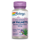 SOLARAY Saw Palmetto Extract 160mg softgel front view