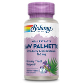 SOLARAY Saw Palmetto Extract 160mg softgels front view