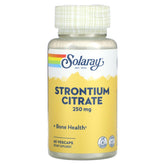 SOLARAY Strontium Citrate 60 VegCaps front view